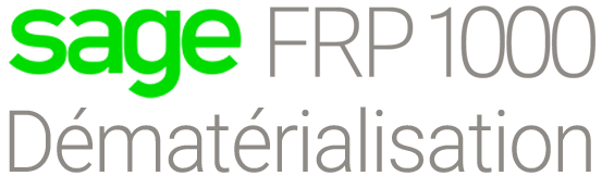 Sage FRP 1000 Dématérialisation logo