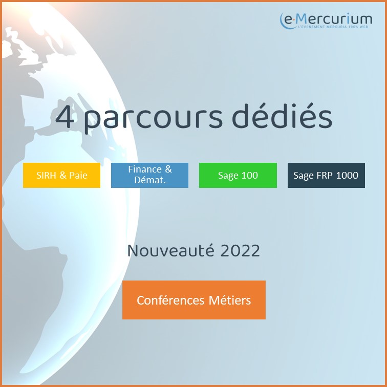 Mercuria_e-Mercurium 2022_4 parcours SIRH et paie - Fiinance et dématérialisation - Sage 100 - Sage FRP 1000