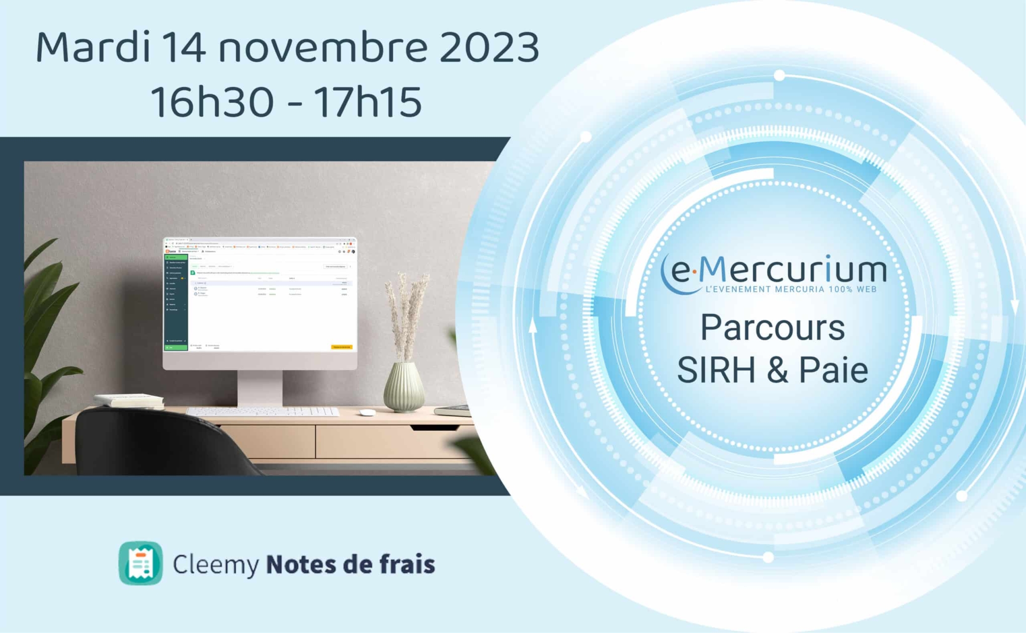 Mercuria_e-mercurium 2023_CLEEMY Note de Frais de Lucca_web conférence_evenement digital