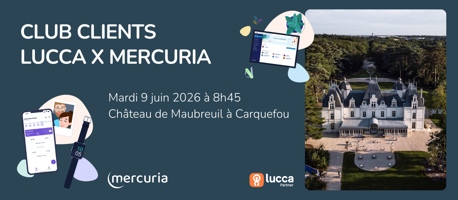 Mercuria Bandeau invitation Club Clients Lucca 2026